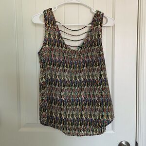 NWOT‎ | Forever 21 women’s multicolor patterned tanktop — small